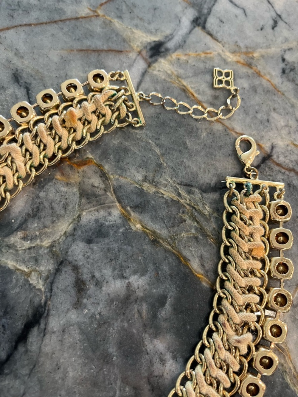 BCNG Gold Statement Collar Necklace - Women Jewelry - Picture 6 of 7
